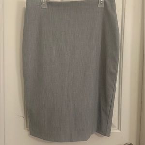 Grey pencil skirt